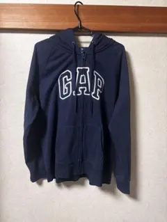 GAP ネイビー ジップアップパーカー XL