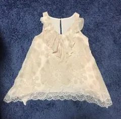 グレースコンチネンタル シルクフリルノースリーブブラウス