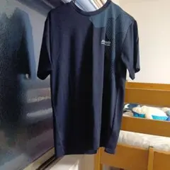 アスリート ネイビー 半袖Tシャツ