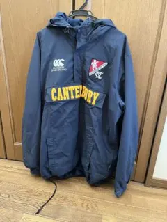 CANterbury フード付きウォームアップウェア ネイビー