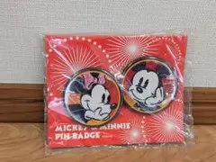 ミッキー・ミニーピンバッジセット