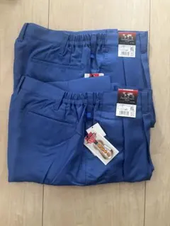 ANDARE SCHIETTI A-4465 ワークパンツ EL ブルー