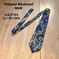 レア希少☆Vivienne Westwood MAN フラワー柄オーブ柄ネクタイ