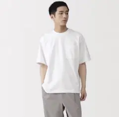 無印良品　紳士　涼感ＵＶカットワイド半袖Ｔシャツ　ホワイト　Mサイズのサムネイル