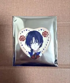 にじさんじ 花籠つばさ RoseValentine ハート型缶バッジ