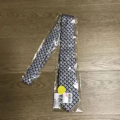 GUCCI 幾何学模様 ネクタイ 青系