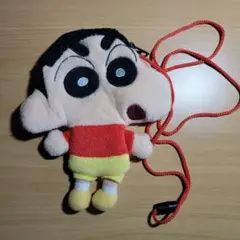 クレヨンしんちゃん　ショルダーポーチ　ダイカット　中古　小物入れ　小銭入れ