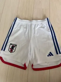 adidas サッカー日本代表 ハーフパンツ ホワイト - メルカリ