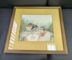 yl52 東直樹 絵画 水彩 小運河 ヴェネツィア 春陽会会員 名古屋画廊