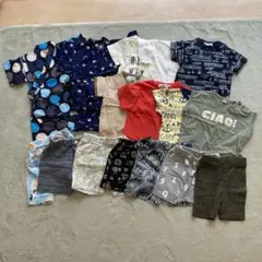 ほぼ80サイズ　ベビー服 Tシャツ 半ズボン　浴衣　夏服まとめ売り