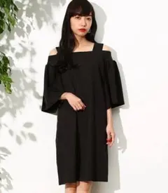 ROPÉ PICNIC ジョーゼットタックドレスのサムネイル