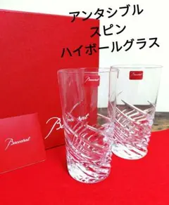 バカラ スピン アリック・レヴィ ハイボール グラス② タンブラー 2客 
