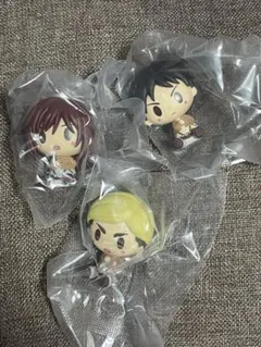 一番くじ 進撃の巨人 ちょこのっこフィギュア エレン エルヴィン サシャ