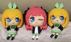 五等分の花嫁 立体 ラバーマスコット 3点セット