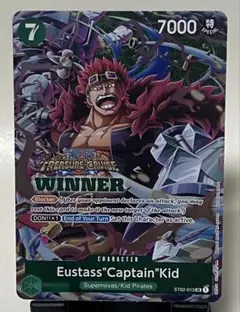 北米版Eustass "Captain" Kid winnerパック　ラスト1枚