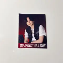 BE:FIRST ALL DAY 特典　MANATO