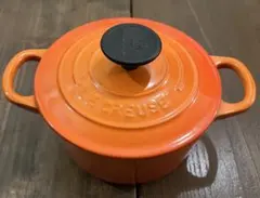 希少カラー】ルクルーゼ ココットロンド ポティロン（パンプキン）22cm