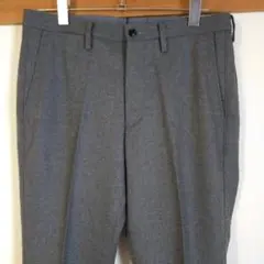 未使用　ships シップス　スラックス　フランネラーナ ウール　灰色　L