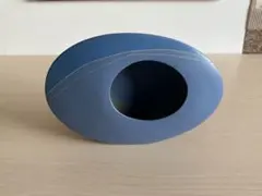 大宮陶苑　橘　モダンフラワーベース 月形 花器 陶器 変形 大宮陶苑 橘 モダンフラワーベース 月形 花器 陶器 変形 - メルカリ