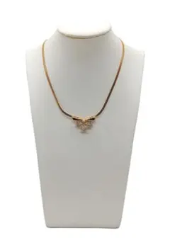 NINA RICCI ニナリッチ デザインゴールドカラーネックレス