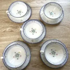 ノリタケ　 カップ＆ソーサー　 5客