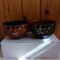 象彦 睦美椀 夫婦椀 漆器 木箱入り - メルカリ