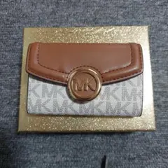 MICHAEL KORS キーケース ブラウン/グレー