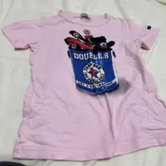 DOUBLE.B ピンク Tシャツ ダブルビー