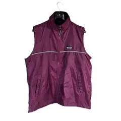 インポートロッサ　ナイロンベスト　ゴルフウェア　ショート丈　裏起毛　ドローコード