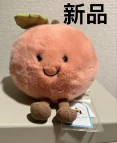 ジェリーキャット桃ももぬいぐるみJellycat Amuseable Peach - メルカリ