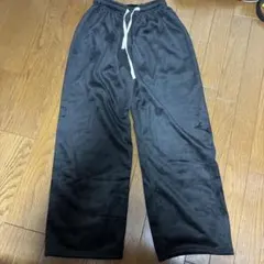 ブラック コーデュロイ カジュアルパンツ