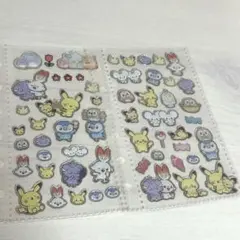 シールおすそ分け ポケピース 百均 ぷくっとシール ポケモン