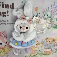 ウィンターホリデー　ステラルー　ぬいぐるみバッジ　東京ディズニーシー