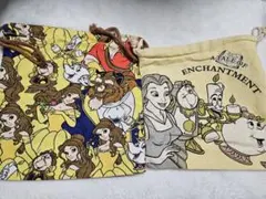 美女と野獣 巾着 2点セット ディズニー