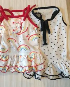 犬服　キャミワンピースセット　Sサイズ