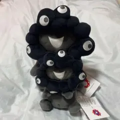 黒ミャクミャク　お手玉風ぬいぐるみ　S M 2個セット