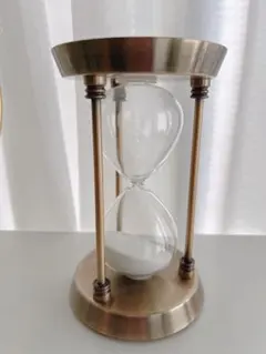 アンティーク調　メタリック　砂時計　インテリア