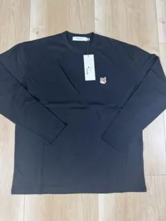 MAISON KITSUNÉ フォックスヘッド 長袖Tシャツ ブラック Mのサムネイル