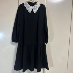 アンドラブ♡ハートレース襟ワンピース