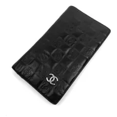 CHANEL アイコンライン 長財布 ネイビー - メルカリ