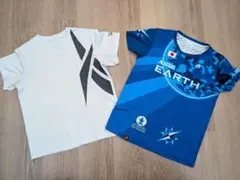 Reebok Tシャツ AOYAMA EARTH Tシャツ 2枚セット