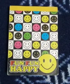 超レア【平成レトロ】FUN★FUN　HAPPY　メモ帳
