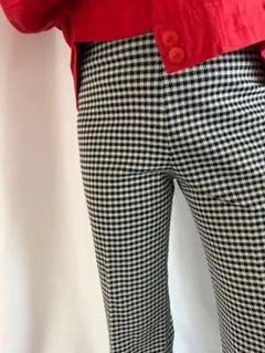 ビンテージ 70s USA ヒッピー フレア パンツ センタープレス 希少 美品のサムネイル
