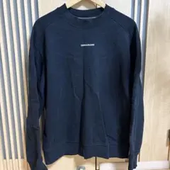 CALVIN KLEIN JEANS ブラック シンプルロゴトレーナー M