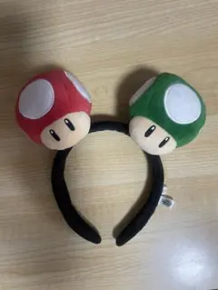 USJ ユニバ スーパーマリオ スーパーキノコ 1UPキノコ カチューシャ