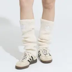 adidas クリーム　ブラック色 レッグウォーマー 新品未使用 Adidas レッグウォーマー | ららぽーと和泉