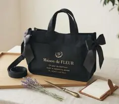 メゾンドフルール 2way リボンバッグインバッグ ショルダーバッグ