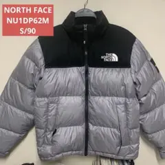 美品　THE NORTH FACE ダウンジャケット グレー/ブラック S/90