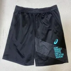 アシックス　asics ハーフパンツ　スポーツウェア　ブラック　M