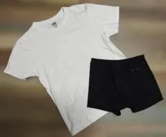 ★Sondico★ソンディコ インナーパンツ 黒(S-M）5.4オンス白Ｔシャツのサムネイル